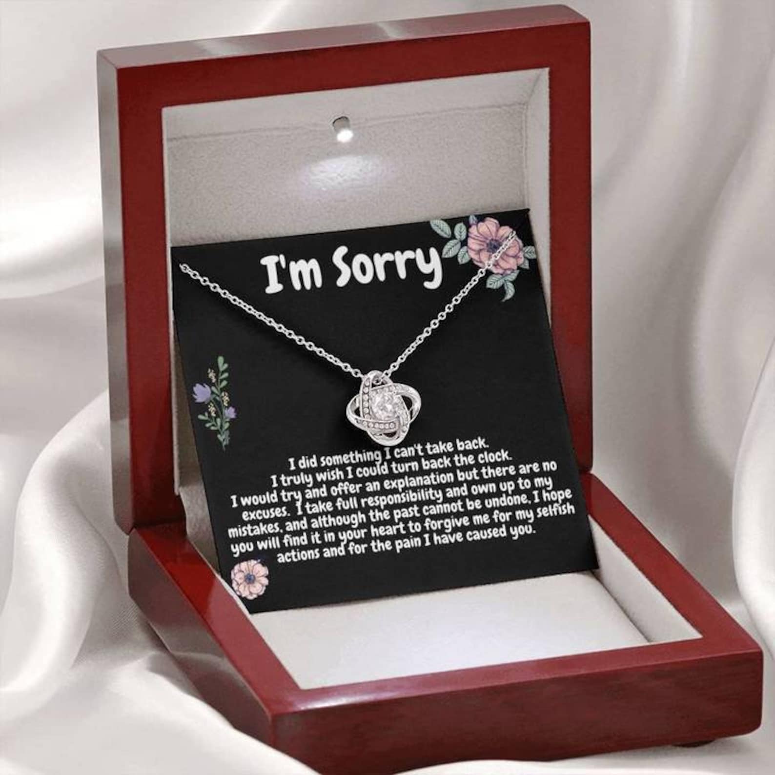 I'm Sorry Gift Sorry Card Apology Gift Sorry Gift Wife Etsy