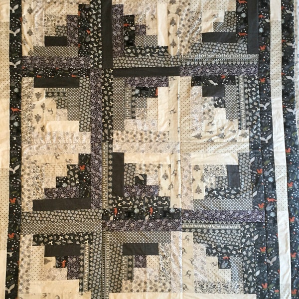 Grey Scandi Christmas Quilt