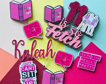 Mean Girls Brennendes Buch Cake Topper, Party Dekoration