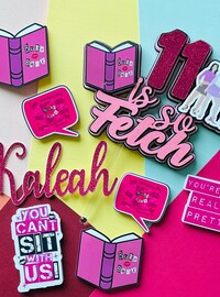 Mean Girls Party Favors, Mean Girls Chip Bags, Burn Book Party Favor, Burn Book Chip Bags
