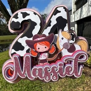 Cowgirls Caketopper, cowboy cake topper, cowgirls cake topper, Cowgirls party