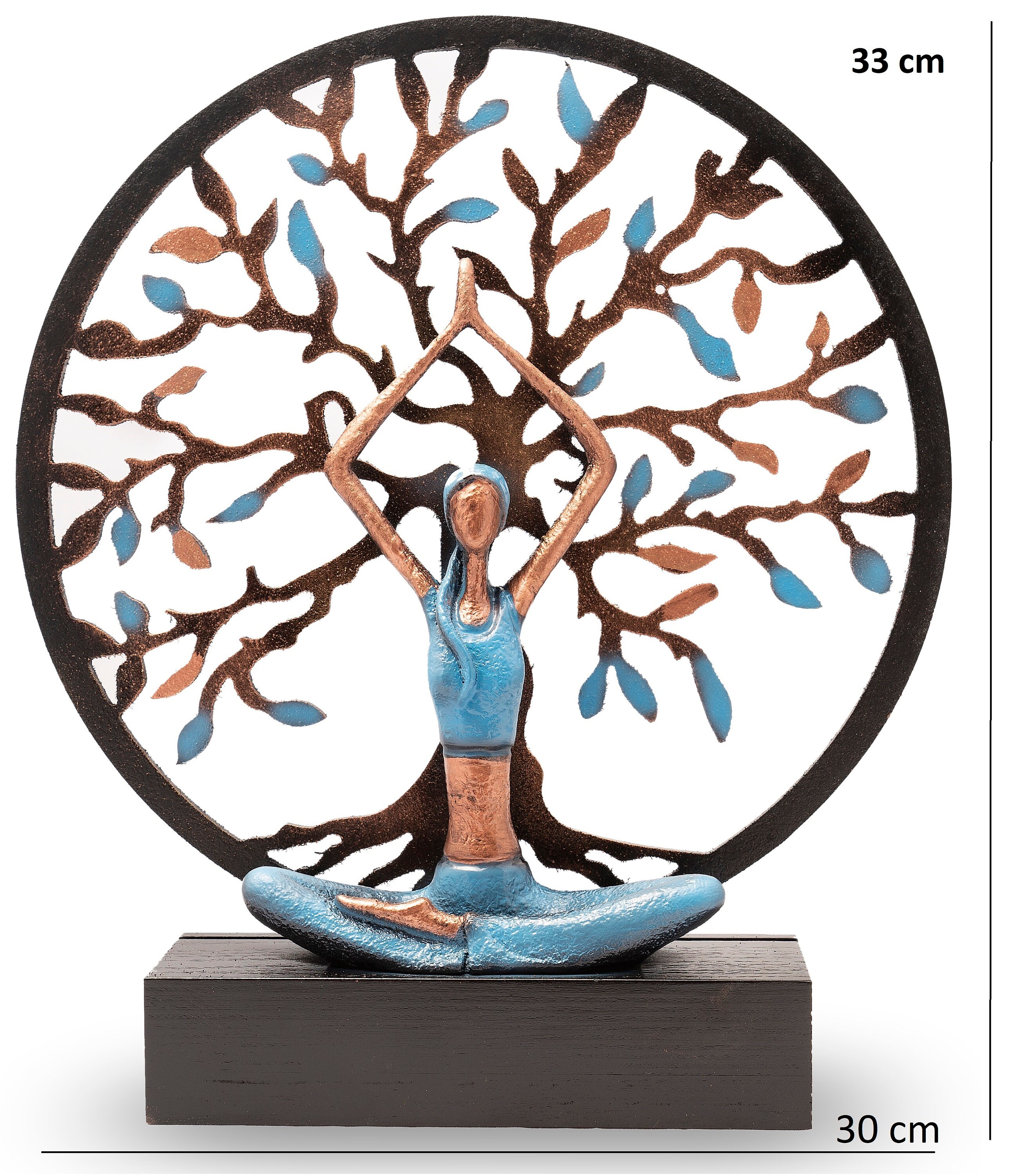 Yoga Statue Yoga Sculpture Tree of Life Decorative Statue Etsy
