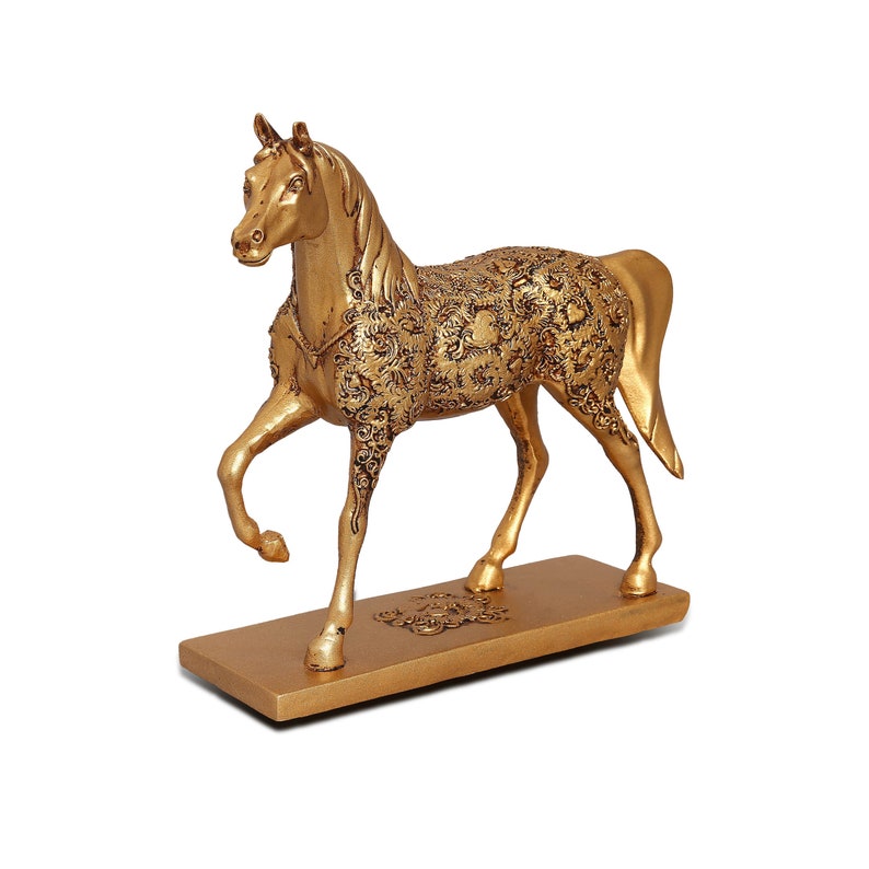 Walking Horse Statue Horse Figure Horse Table Decoration Etsy