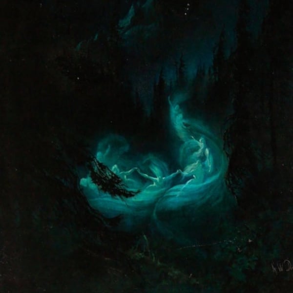 The Fairy Dance by Karl Wilhelm Diefenbach (1895)