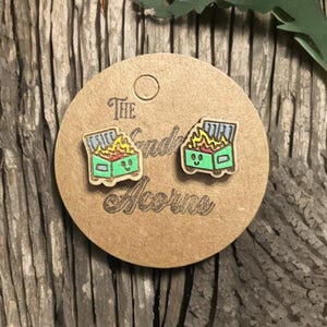 Dumpster Fire Earrings