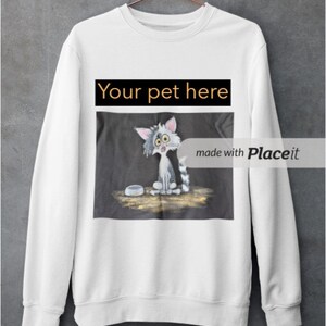 Deposit for custom hand painted hoodie from a photo