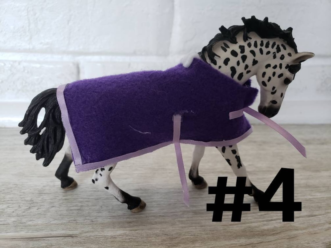 Many colors Schleich horse blankets Etsy