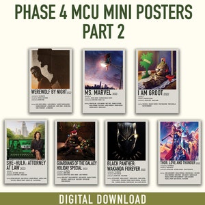 Phase 4 MCU Mini Poster, TEIL 2 | Digitaler Download