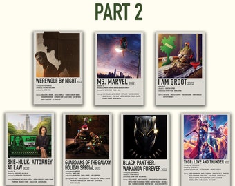Phase 4 MCU Mini Posters, PART 1 | Digital Download - Etsy