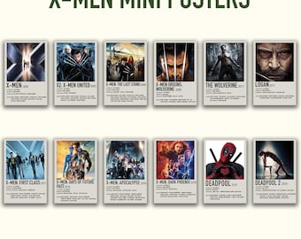 X-Men miniposters | Digitaal downloaden