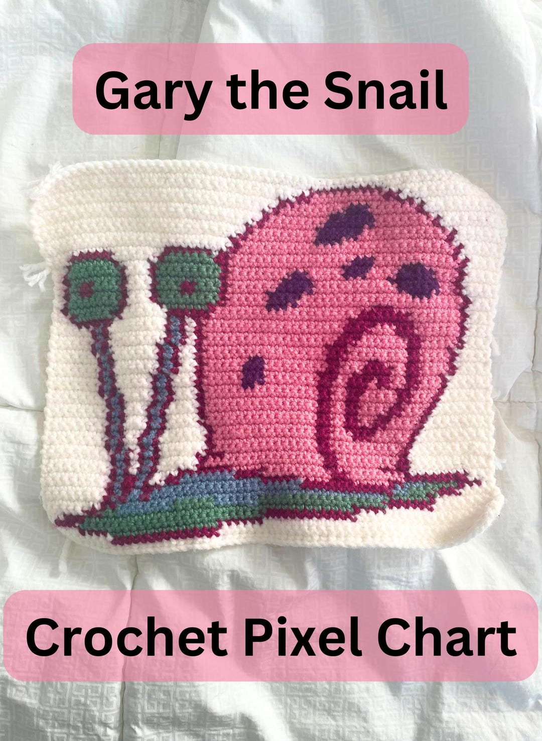 Gary the Snail Tapestry - PDF Pixel Chart - Etsy