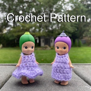 Sonny Angel Dress/Skirt: 3-in-1 Crochet Pattern