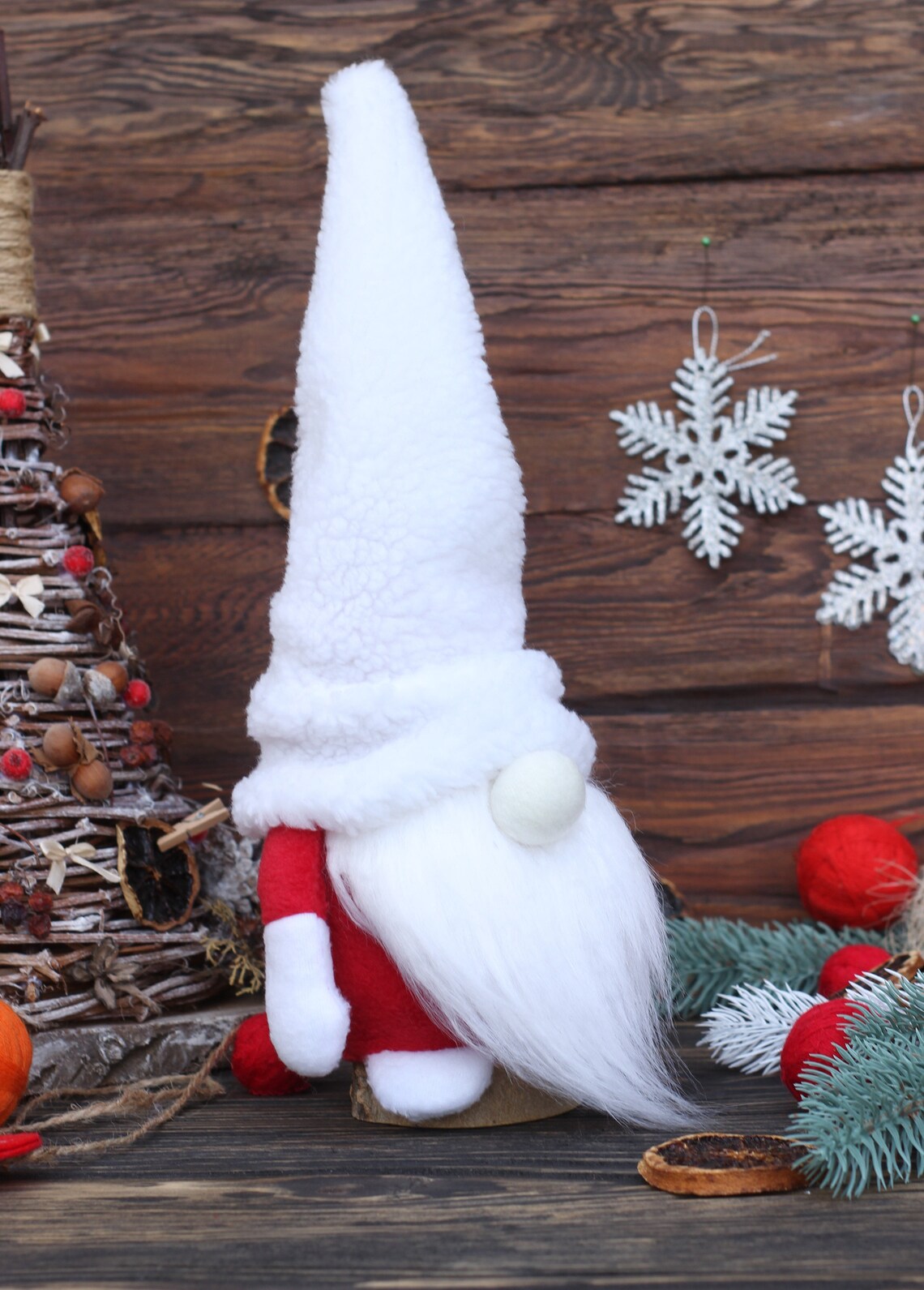 Christmas Gnome Scandinavian Gnomes Nisse Tomte Norwegian Etsy
