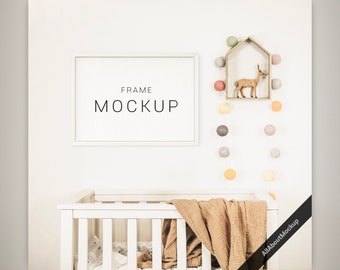 Download Nursery Frame Mockup Etsy