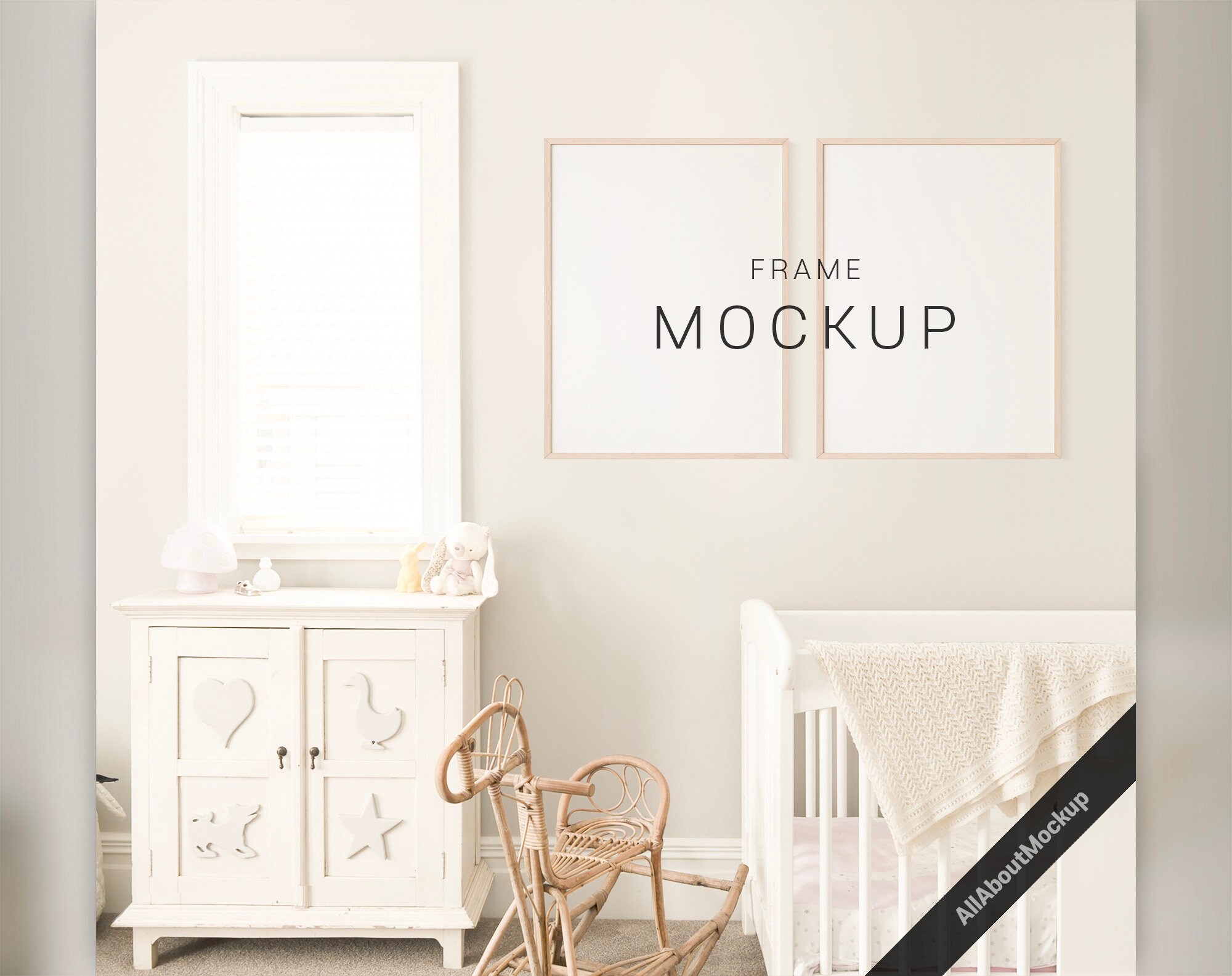Frame Mockup Nursery Mockup Frame Frame Mock Up Nursery Etsy