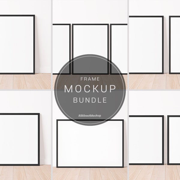 Black Frame Mockup, Frame Mockup, Mockup Frame, Mockup Bundle, Wall Frame Mockup, Poster Mockup, Black Mockup, Mock Up, Modern Mockup