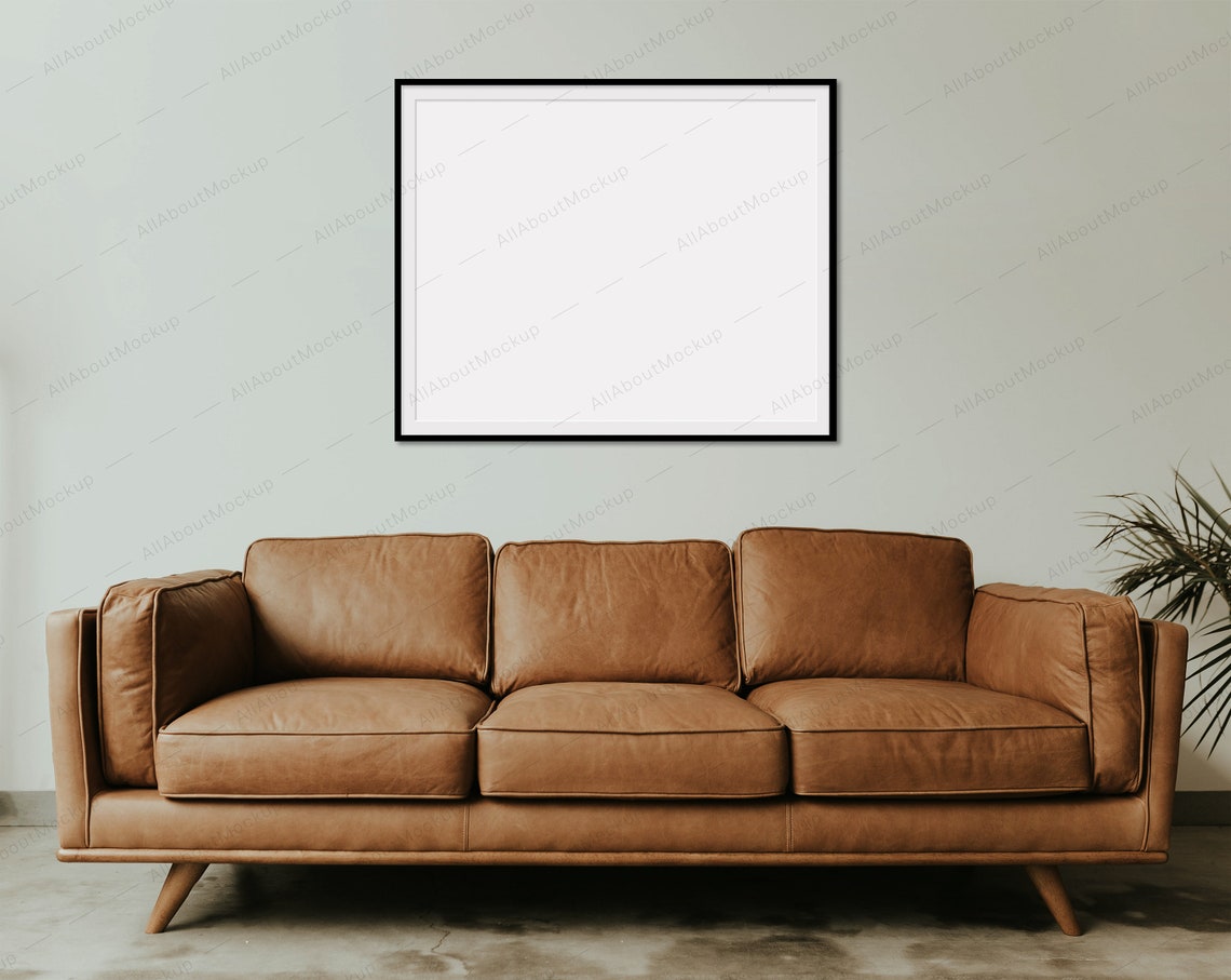 Download Frame Mockup Wall Frame Mockup Horizontal Poster Mockup | Etsy