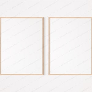 Wooden Frame Mockup, Wood Mockup, Frame Mockup, Bundle, Wall Frame Mockup, Poster Mockup, Wood Mockup, Mock Up, Modern Mockup, Minimalist image 3