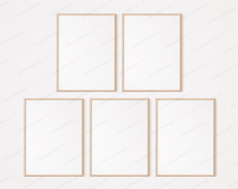 Wooden Frame Mockup, Wood Mockup, Frame Mockup, Bundle, Wall Frame Mockup, Poster Mockup, Wood Mockup, Mock Up, Modern Mockup, Minimalist image 6