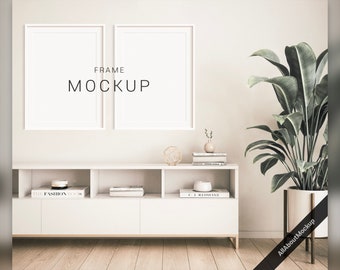 Frame Mockup Wall Frame Mockup Minimalist Mockup Poster Frame Mockup Interior Mockup Frame Mockup Styled Mockup Living Room Mockup White