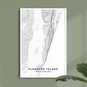 Pleasure Island Map Print | Pleasure Island Poster | Pleasure Island Art
