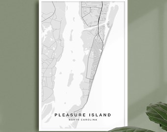 Pleasure Island Map Print | Pleasure Island Poster | Pleasure Island Art