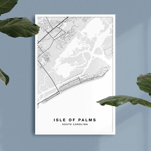 Isle of Palms Map Print | Isle of Palms Poster | Isle of Palms Art