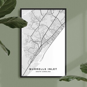 Murrells Inlet Map Print | Murrells Inlet Poster | Murrells Inlet Art