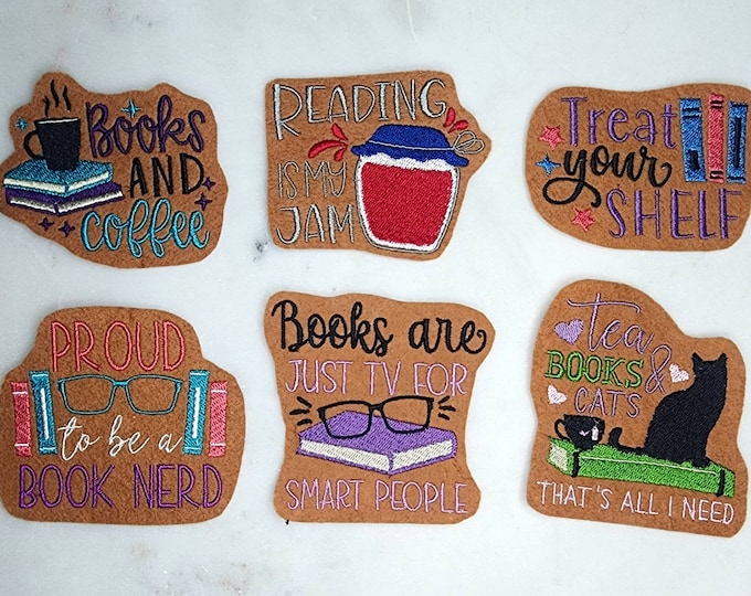 Book lover Patches, Book Patch, Back-to-school Patches, Book Quote, Backpack Patches, Book Patch, Book Lover Patch, Reader Patch, Teacher