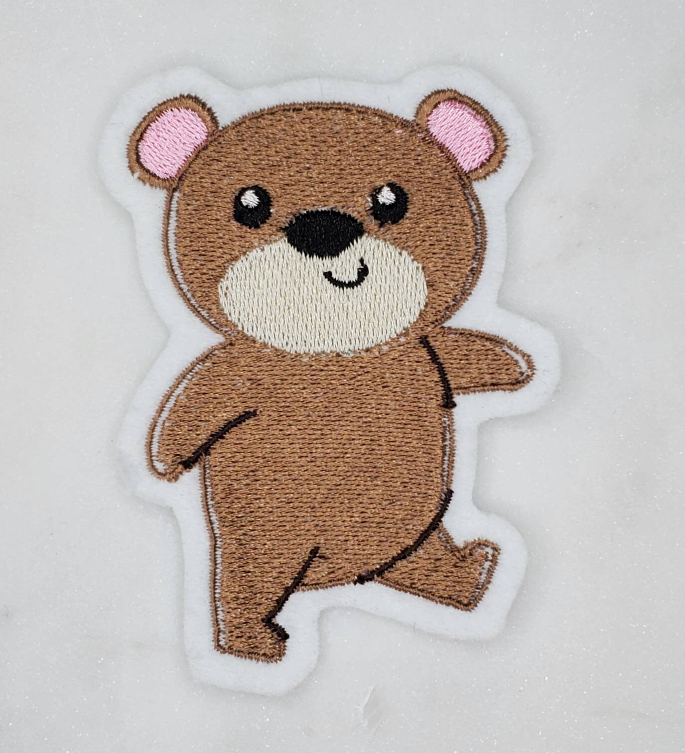 Bear Patch, Fluffy Patch, Self Adhesive Patch, Cute Patch, DIY