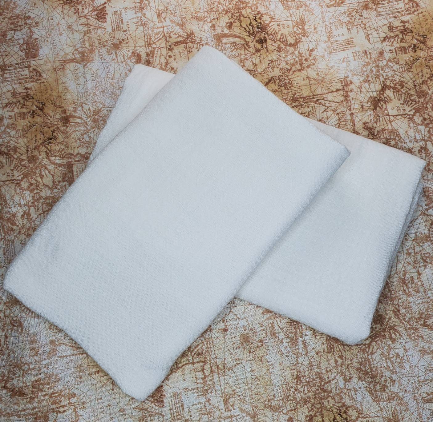 Oversized Blank Cotton Tea Towel for embroidery or imprint, large 30x38