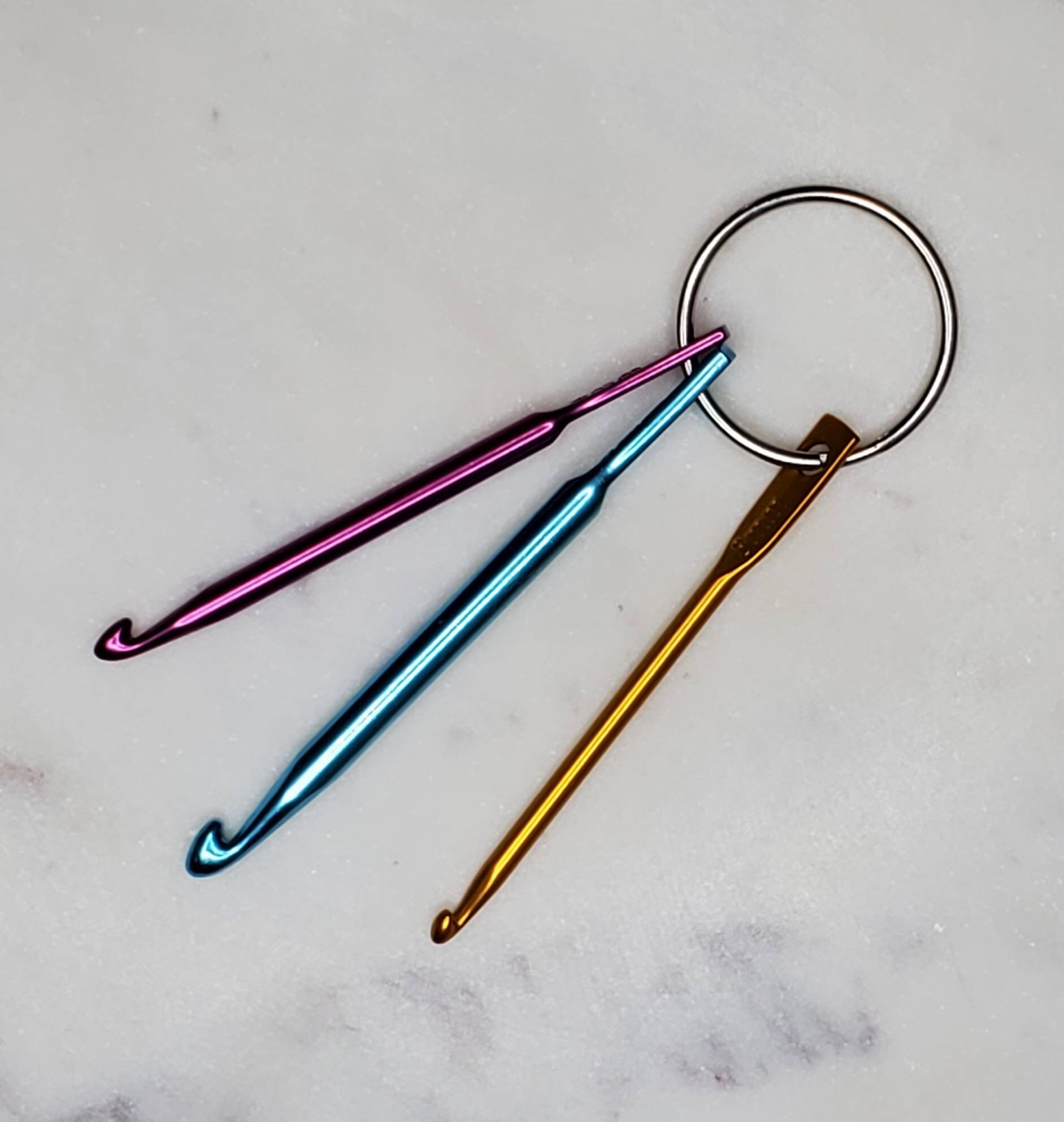 Knitting Crochet Notions Kit Yarn Tension Ring, Locking Stitch Markers