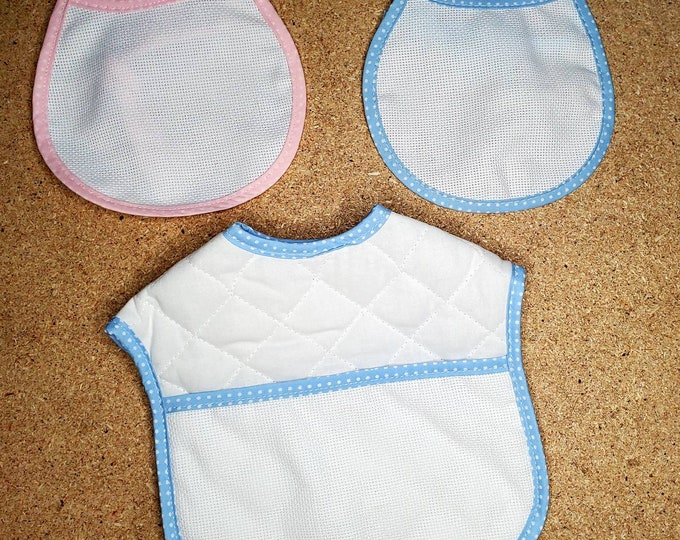 Customizable Baby Bibs for Cross Stitch Bib for Embroidery Etsy