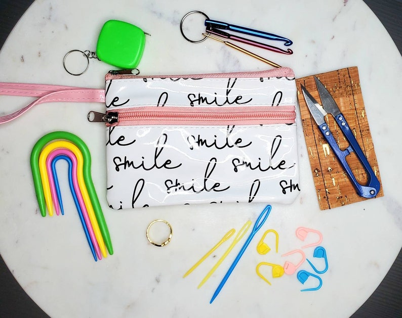 Knitting Crochet Notions Kit Yarn Tension Ring Locking Etsy