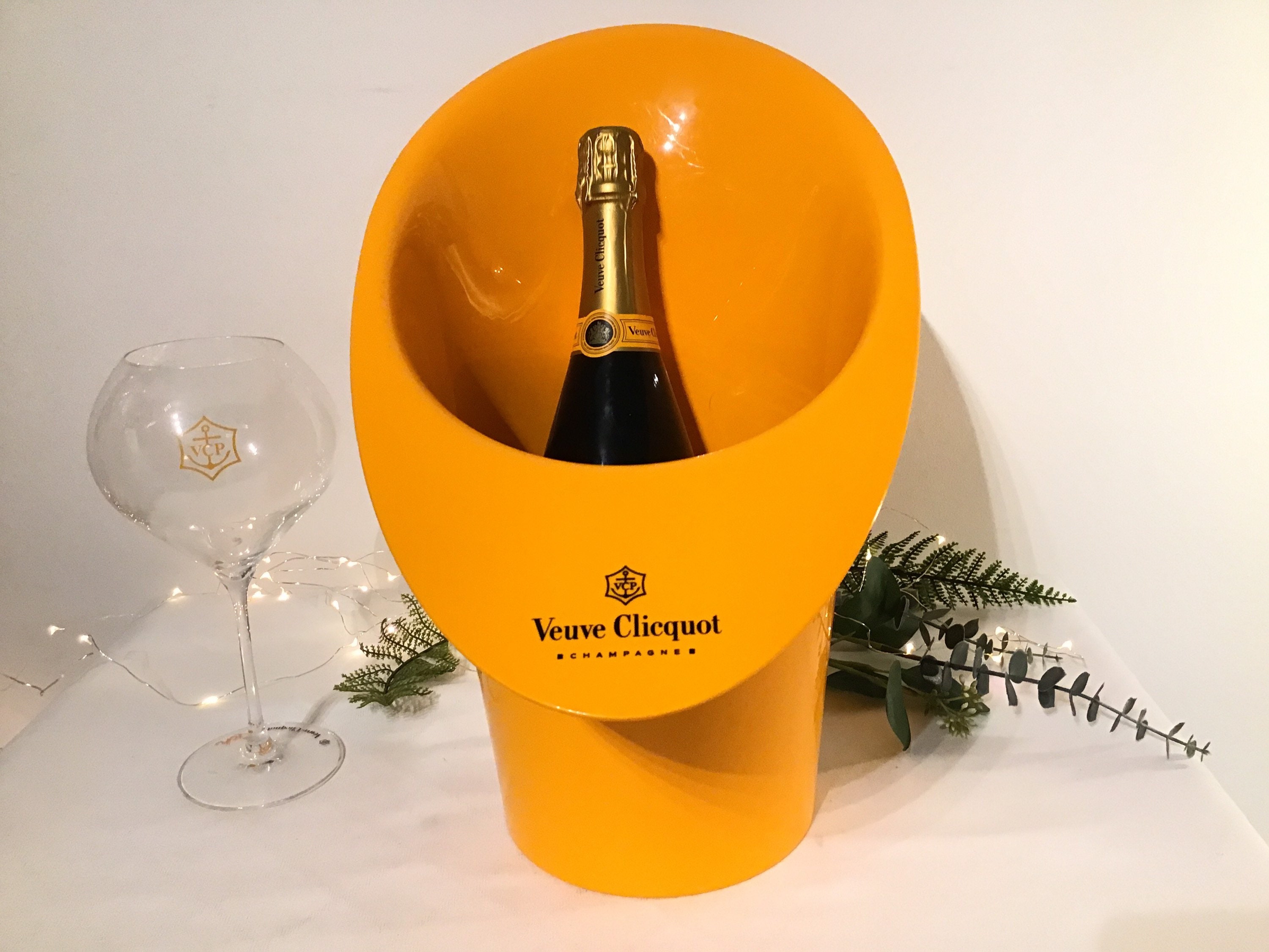 Seau à Champagne Vintage Veuve Clicquot/ Champagne Ice Bucket Clicquot/Cooler French Wine Made in Fr