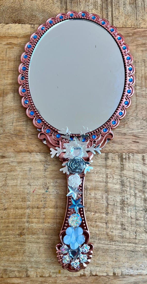 A Handheld Mirror- Magical Theme, Gift for Her / Wife