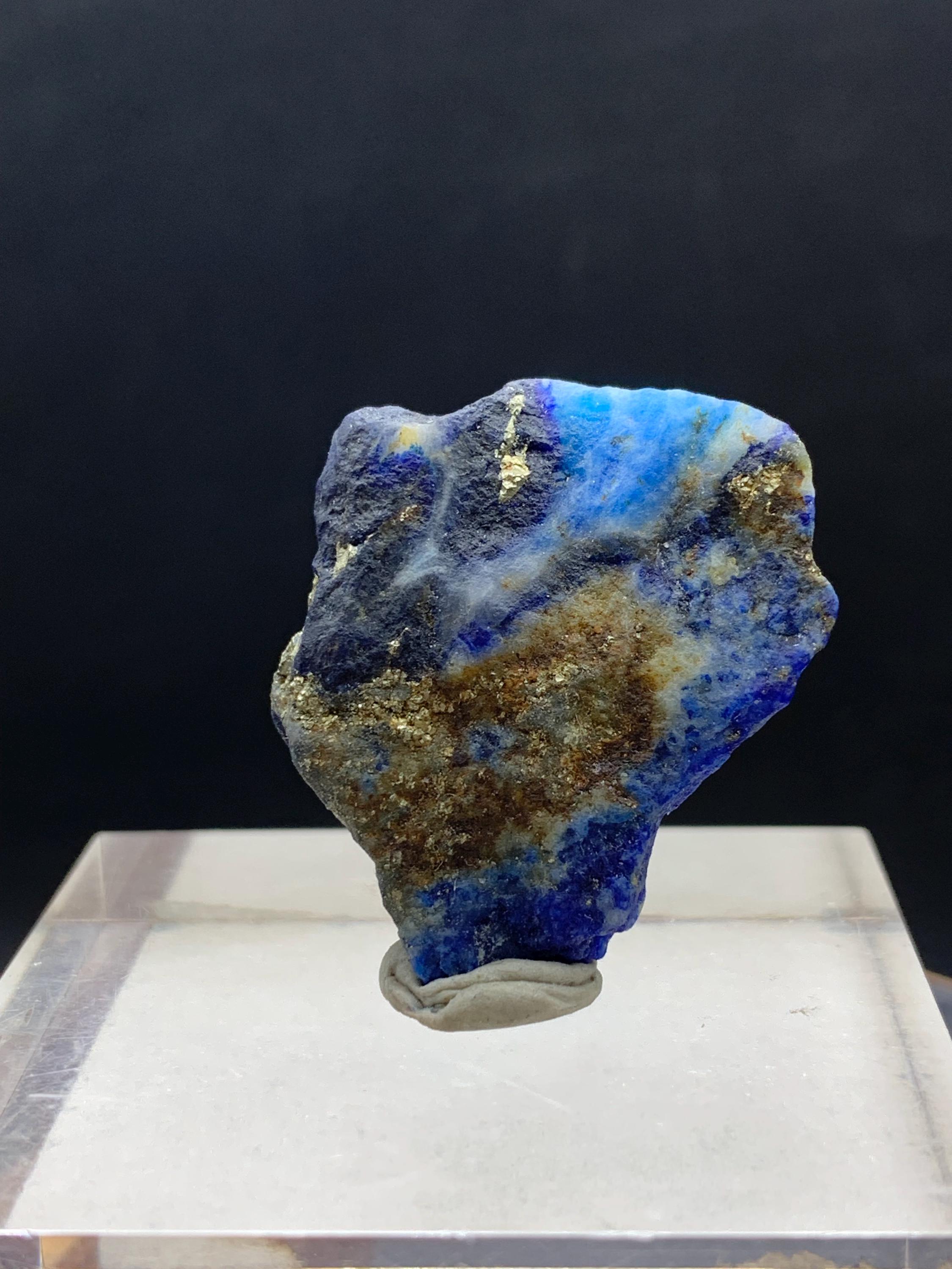Most Rare 55 Ct Lazurite Specimen Combined With Pyrite From Afghanistan ...