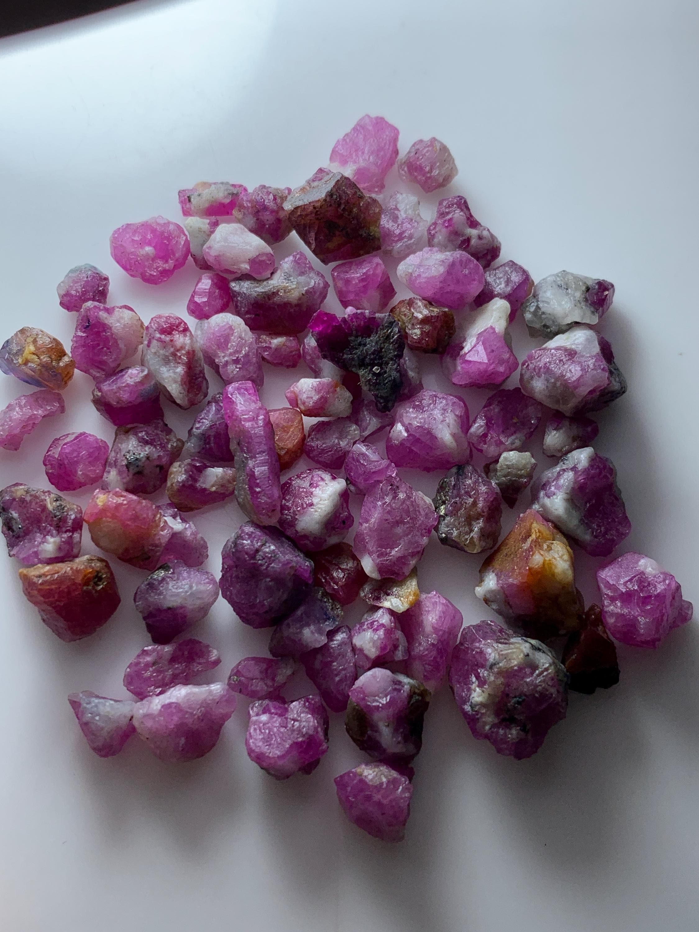 156.42ct Ruby Rough Lot: Untouched Crimson Treasures in Natural