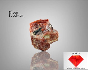 レッドジルコン結晶標本：天然宝石、パキスタン産（30g） - Etsy 日本