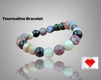 104ct Multi-Color Tourmaline Bracelet
