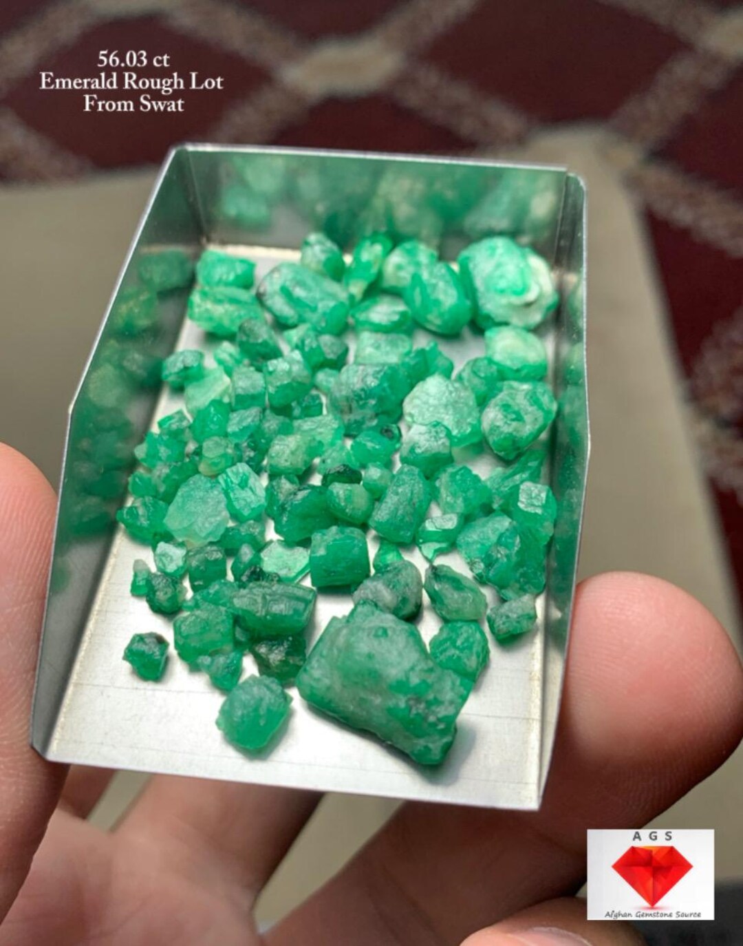 A Closer Look at a 56.03 Ct Swat Emerald Rough: Size, Potential, and ...