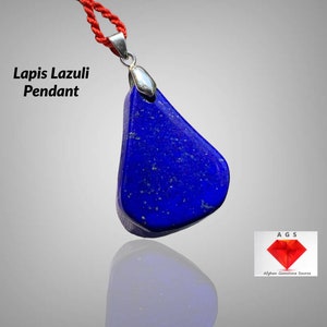 59 ct Freeform Lapis Lazuli Pendant from Afghanistan