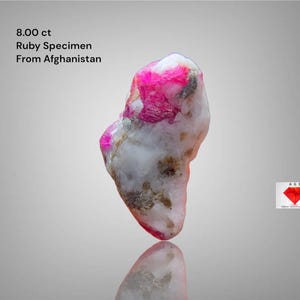 8.00ct Ruby Specimen from Afghanistan – Natural Gemstone for Collectors