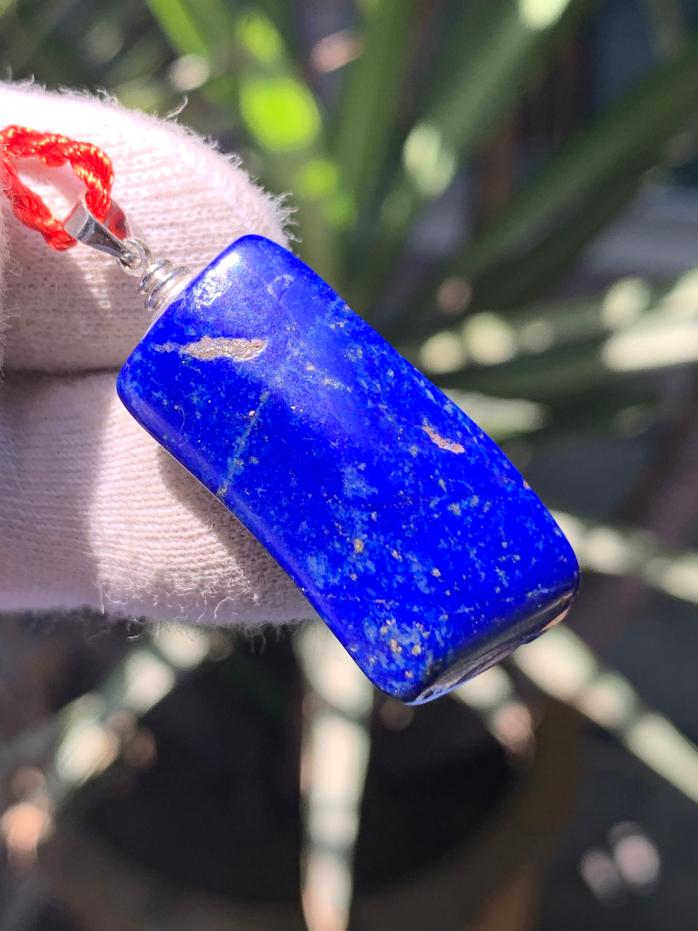 Pendentif afghane en lapis-lazuli - Merveilles de Kaboul