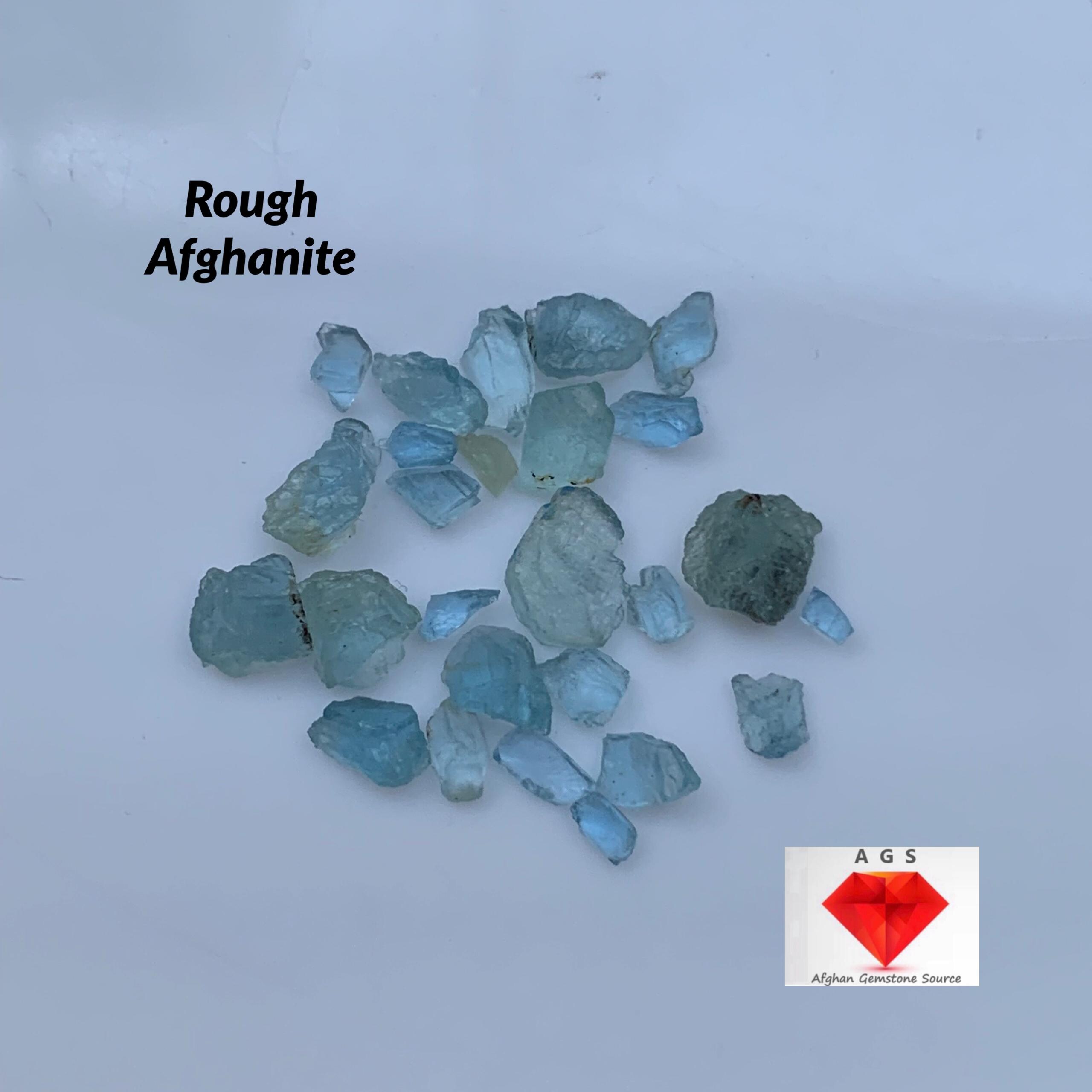 Most Rare Ct Rough Fluorescent Afghanite From Badakhshan