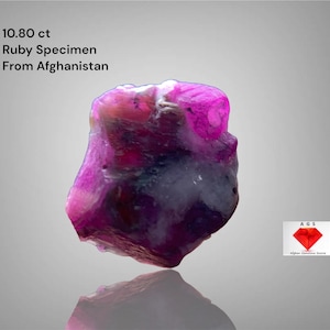 Majestic Crimson: 10.80ct Swat Ruby Specimen with Striking Dimensions