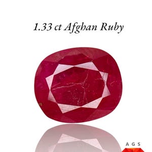 Afghan Ruby of 1.33 Carat