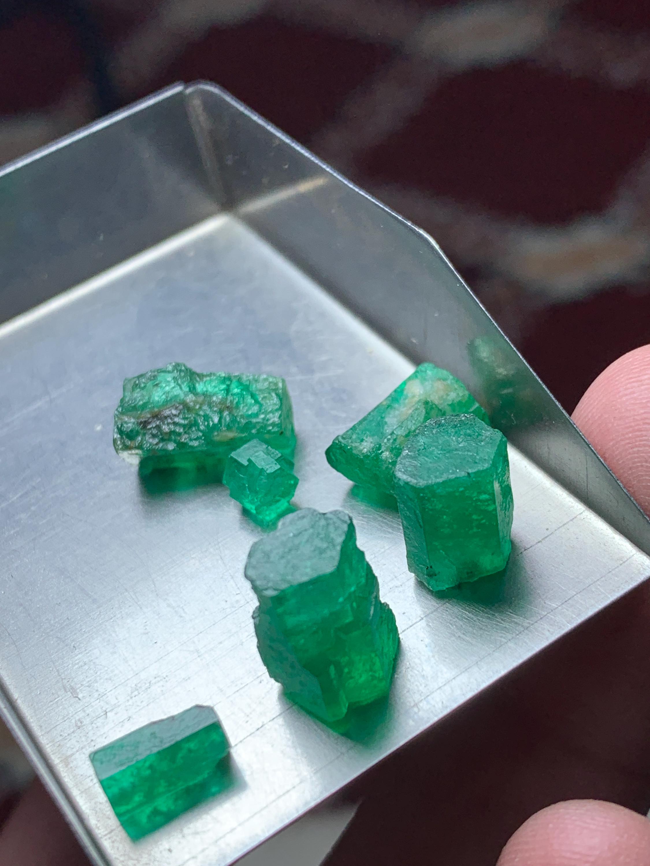 Antique Rough Compact 23.80ct Swat Emerald Rough – Compact Crystals of Vivid Green - Etsy ...