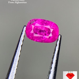 Subtle Sparkle: 0.22 ct Faceted Afghan Ruby with a Sleek Profile