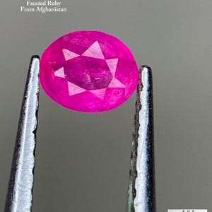 0.18ct Faceted Afghan Ruby – 3.44 × 2.78 × 2.00 mm